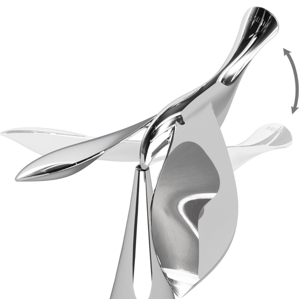 Umbra Polished Chrome Metal Bird Bottle Opener